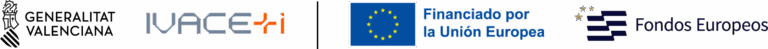 logo generalitat valenciana, ivace, financiado por la unión europea y fondos europeos